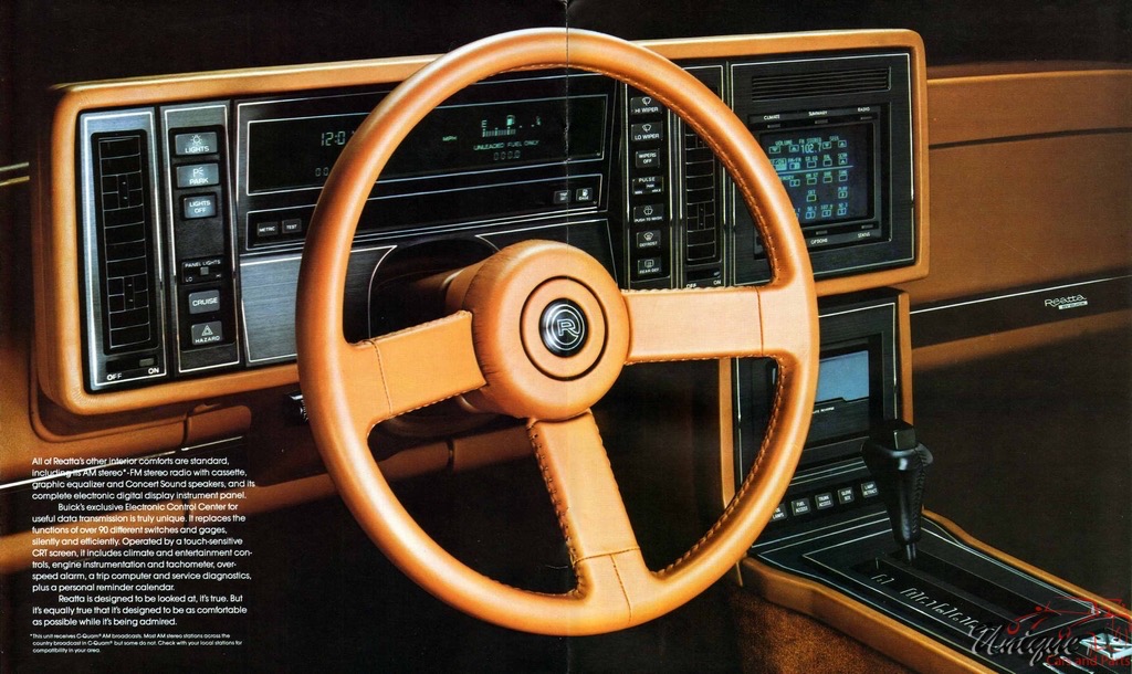 1988 Buick Reatta Brochure Page 6